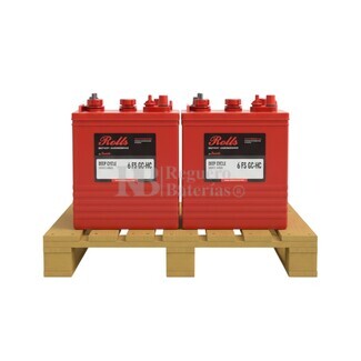 2 Bateras ROLLS 6 FS GC-HC | 6 Voltios 300 Amperios C100